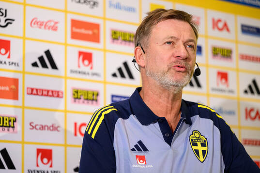 Head coach Peter Gerhardsson of the Swedish women's