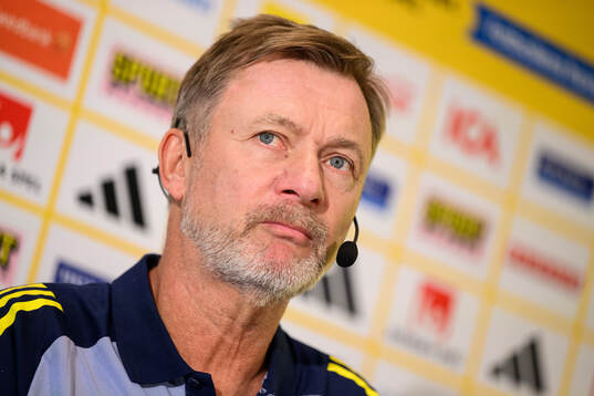 Head coach Peter Gerhardsson of the Swedish women's