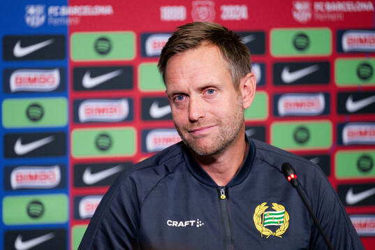 Head coach Martin Sjögren of Hammarby