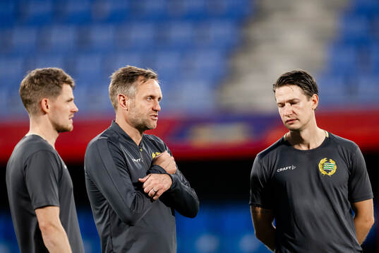 Head coach Martin Sjögren of Hammarby