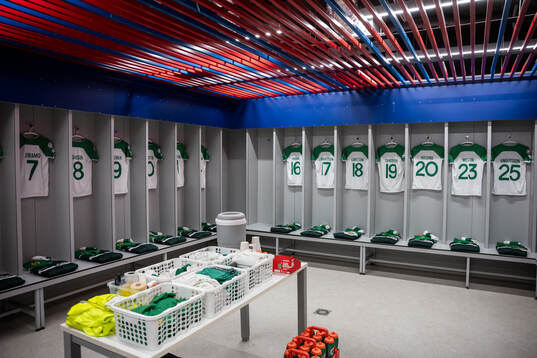 Hammarby dressing room