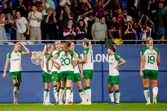 Players of Hammarby look dejected