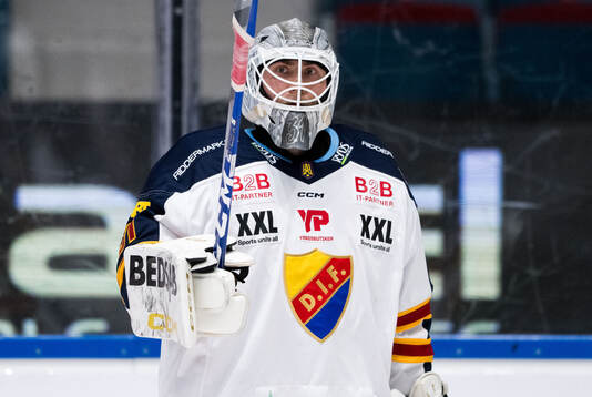 Djurgårdens målvakt Viktor Andrén