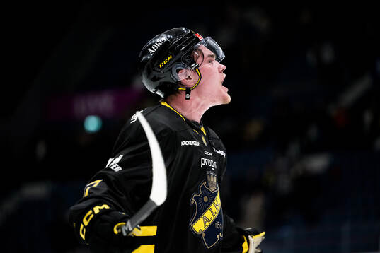 AIKs Christoffer Björk jublar