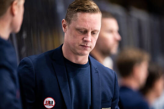 Djurgårdens tränare Robert Kimby deppar