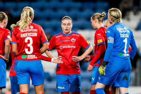 Helsingborgs Rebecka Holm deppar