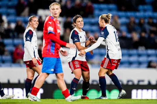 FC Rosengårds Rebecca Maravall jublar