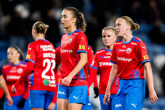 Helsingborgs Maja Nilsson och Cornelia Rahmberg deppar