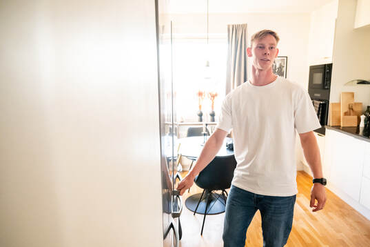 Fotbollsmålvakten Wahlfrid Nilsson