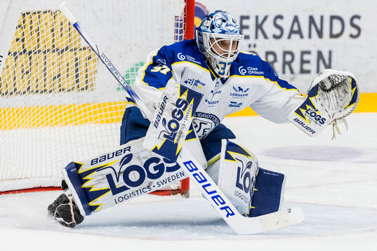 Leksands målvakt Jakob Hellsten