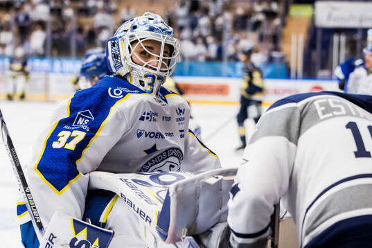 Leksands målvakt Jakob Hellsten