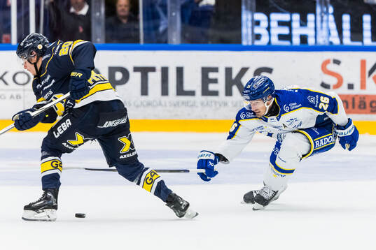 HV71s Andre Petersson och Leksands Patrik Norén