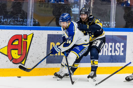 Leksands Arvid Eljas och HV71s Olle Alsing