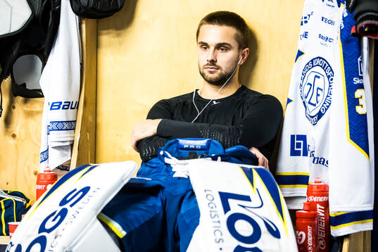 Leksands målvakt Jakob Hellsten