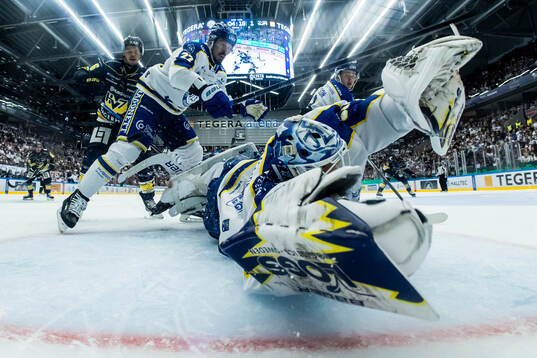 Leksands målvakt Jakob Hellsten