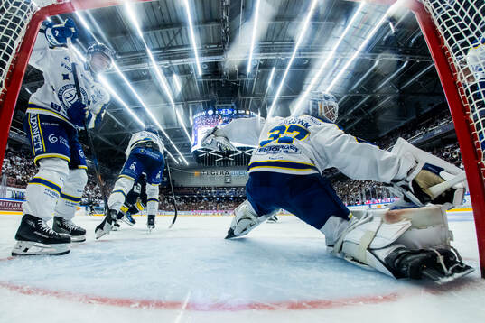 Leksands målvakt Jakob Hellsten