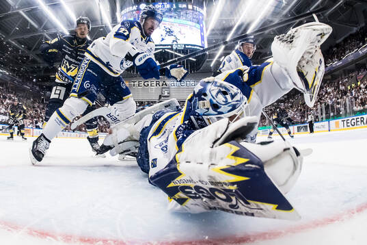 Leksands målvakt Jakob Hellsten