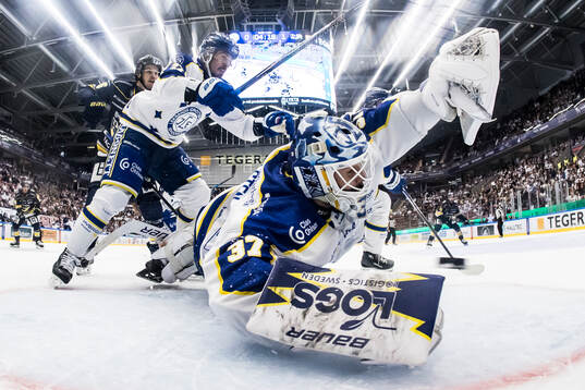 Leksands målvakt Jakob Hellsten