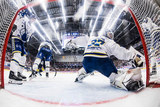 Leksands målvakt Jakob Hellsten