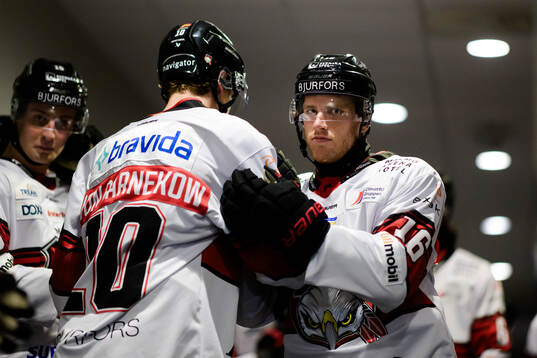 Malmö Redhawks William von Barnekow och Matias Lassen