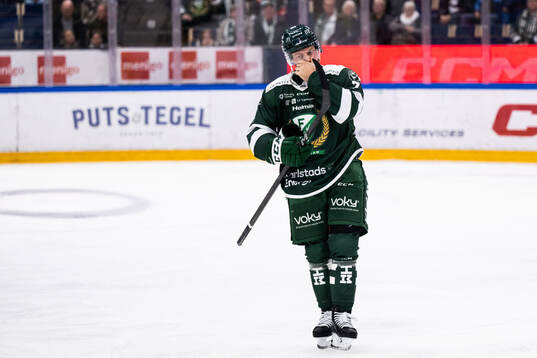 Färjestads Axel Bergkvist deppar