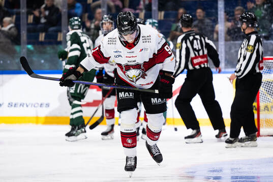 Malmö Redhawks Axel Sundberg deppar