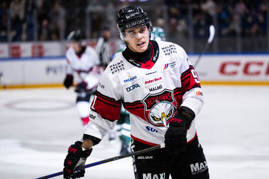 Malmö Redhawks Axel Sundberg deppar