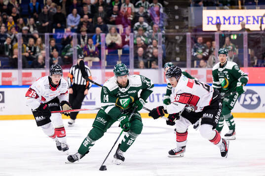 Malmö Redhawks Freddie Larsson och Teemu Kivihalme