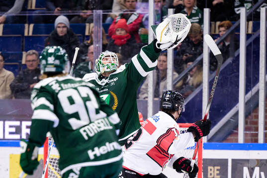 Färjestads målvakt Maxime Lagacé