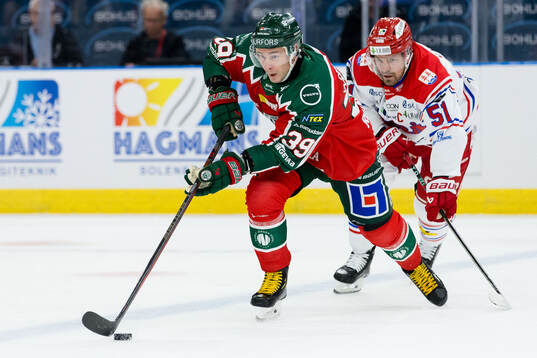 Frölundas Mikael Ruohomaa och Timrås Anton Lander