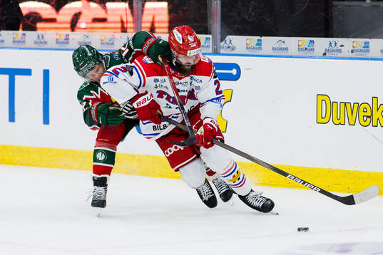 Frölundas Max Friberg och Timrås Per Svensson