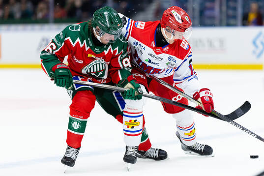 Frölundas Erik Thorell och Timrås Hugo Bergendal
