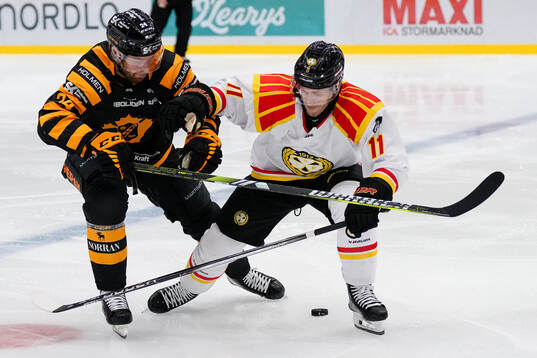 Skellefteås Oscar Lindberg och Brynäs Jordan Schroeder