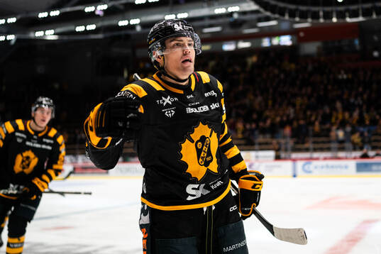Skellefteås Andreas Johnson jublar