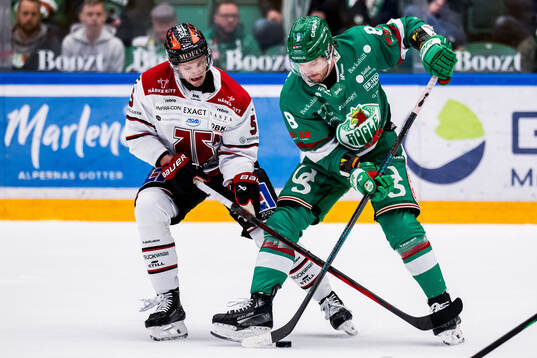 Örebros Gustav Backström och Rögles Linus Sandin