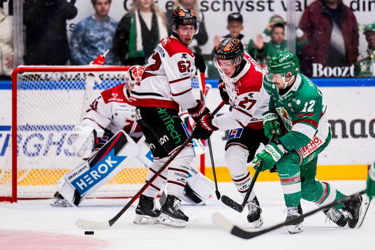 Örebros Robert Leino och Peetro Seppälä