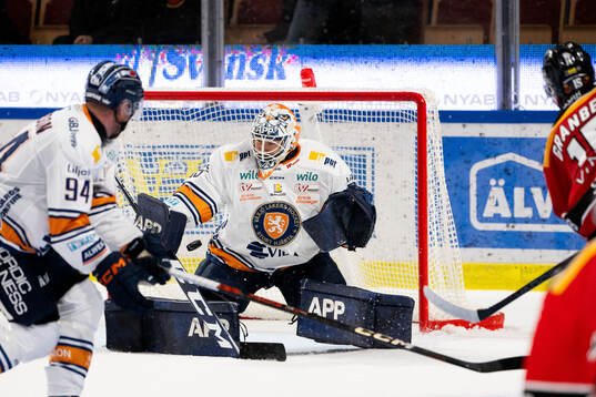 Växjös målvakt Emil Larmi