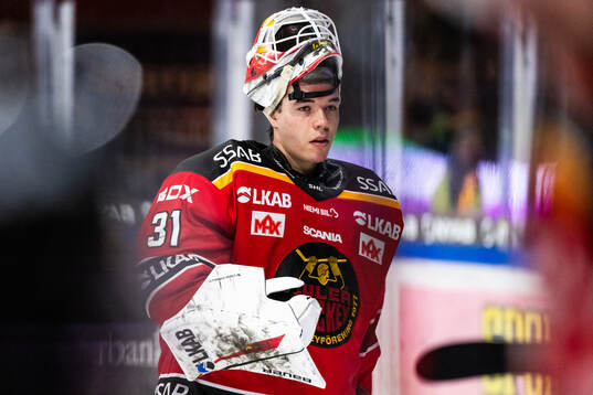 Luleås målvakt Matteus Ward