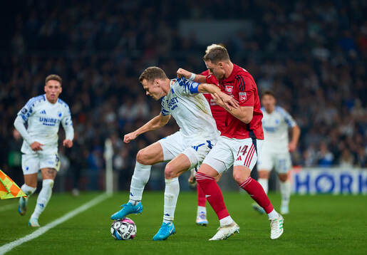 COPENHAGEN, DENMARK - OCTOBER 18: Viktor Claesson of FC
