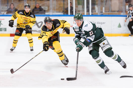 Vimmerbys Hampus Eriksson och Tingsryds Arvid Westlin
