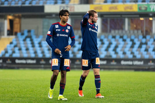 Sandvikens IFs Jonathan Karlsson och Martin Springfeldt
