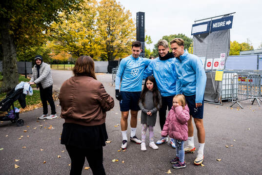 Malmö FFs Lasse Berg Johnsen, Jens Stryger Larsen och Erik