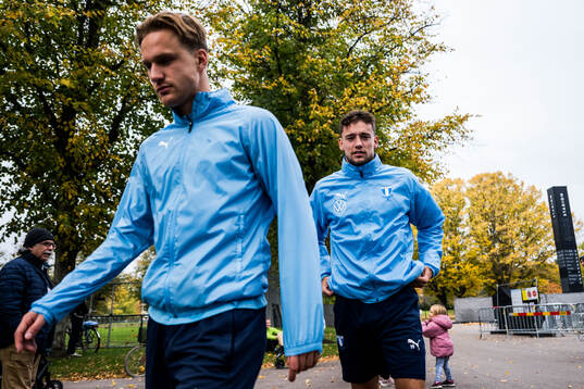 Malmö FFs Erik Botheim och Colin Rösler