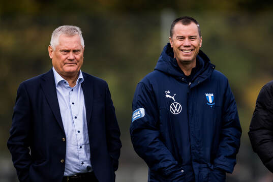 Malmö FFs ordförande Anders Pålsson och sportchef Daniel