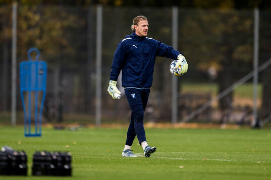 Malmö FFs målvakt Johan Dahlin