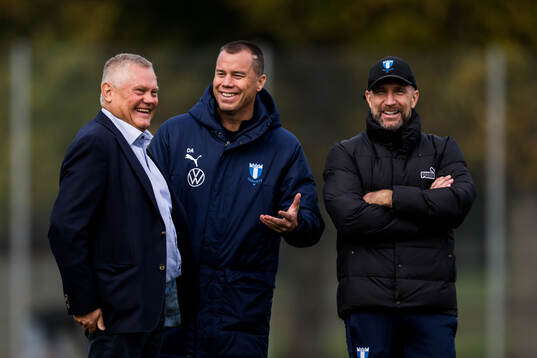 Malmö FFs ordförande Anders Pålsson, sportchef Daniel