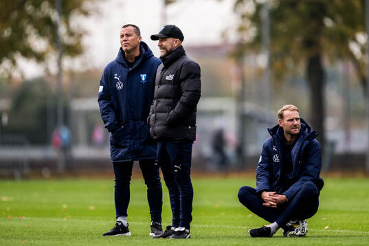 Malmö FFs sportchef Daniel Andersson, tränare Henrik