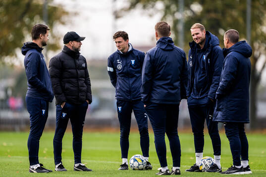 Malmö FFs tränare Henrik Rydström, assisterande tränare
