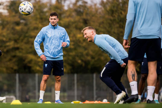 Malmö FFs Colin Rösler och Anders Christiansen