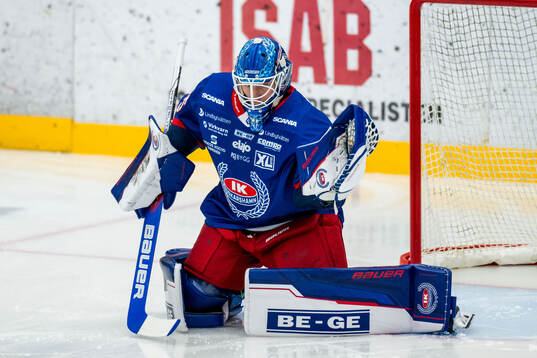 Oskarshamns målvakt Emil Kruse